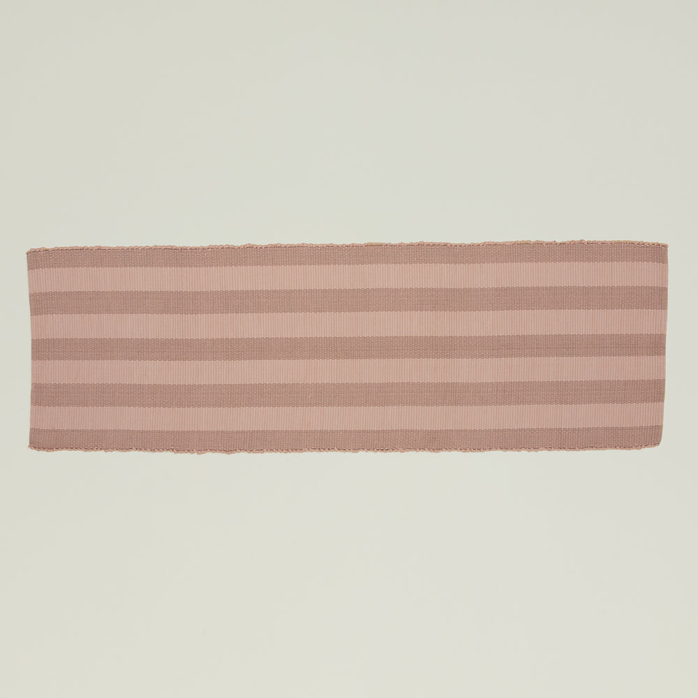Woven Stripe Floor Runner - Blush