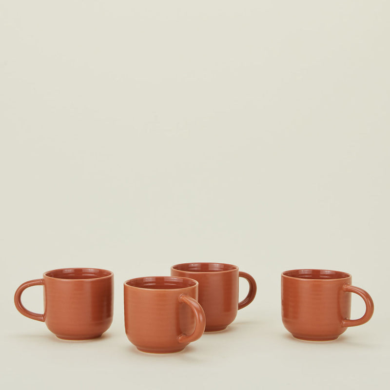 Everyday Mugs, Set of 4 - Terracotta