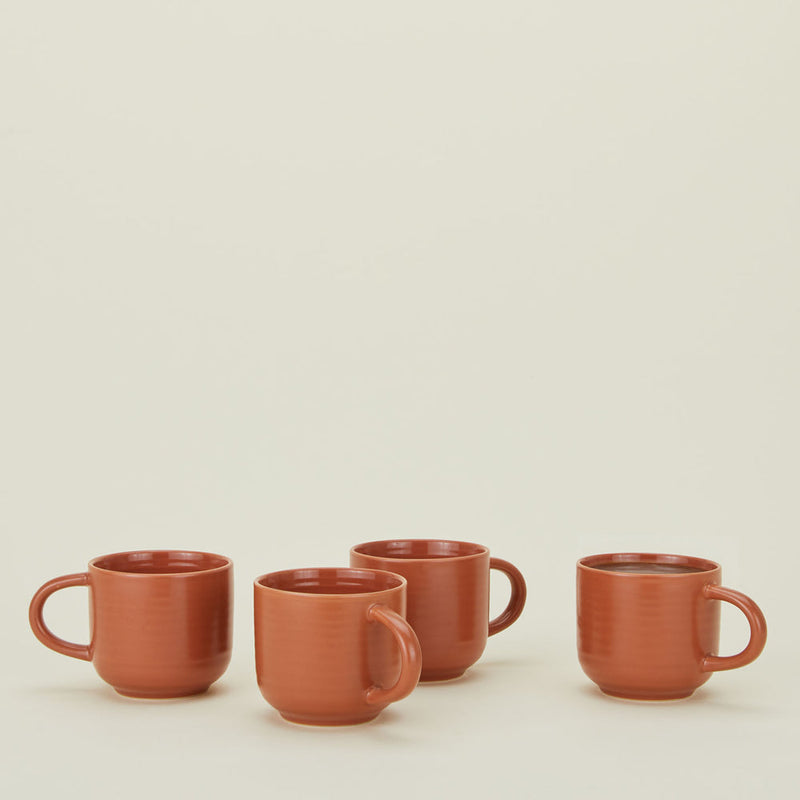 Everyday Mugs, Set of 4 - Terracotta