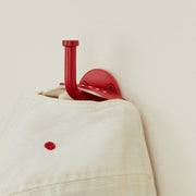 Metal Wall Hook - Red