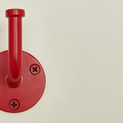 Metal Wall Hook - Red